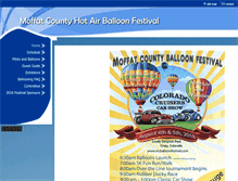 Tablet Screenshot of mcballoonfestival.com